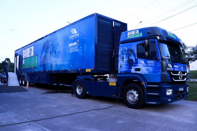 Carreta da Inovação leva atividades tecnológicas a São Miguel do Iguaçu e Cianorte