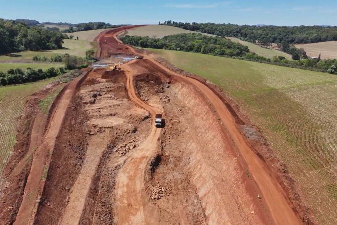Obra do novo Contorno de Pato Branco chega a 14,23% de execução