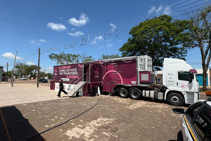 Carreta Saúde da Mulher chega a Imbaú para atender seis municípios dos Campos Gerais