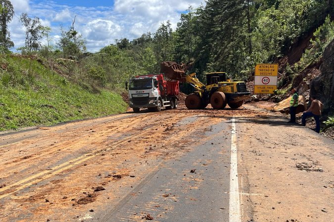 Rodovias estaduais têm trechos interditados devido a estragos das chuvas e obras